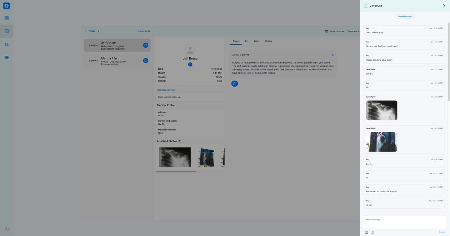A gif showing instadr platform in action